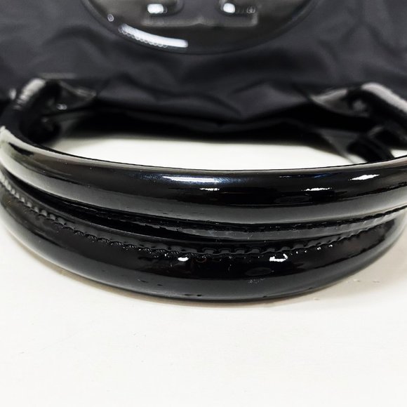 Tory Burch Ella Large Black Nylon Tote - Picture 6 of 11